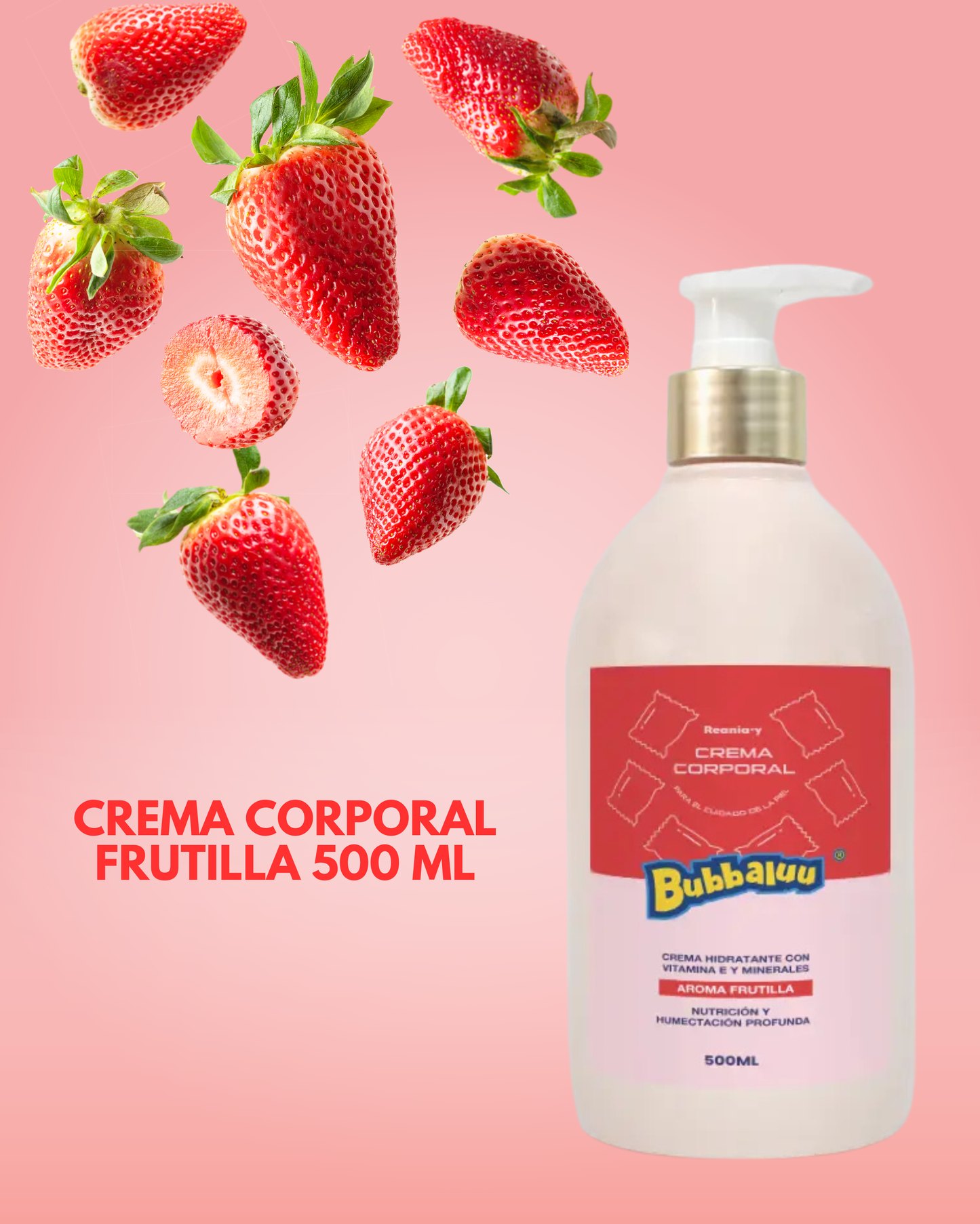 Crema corporal frutilla 🍓