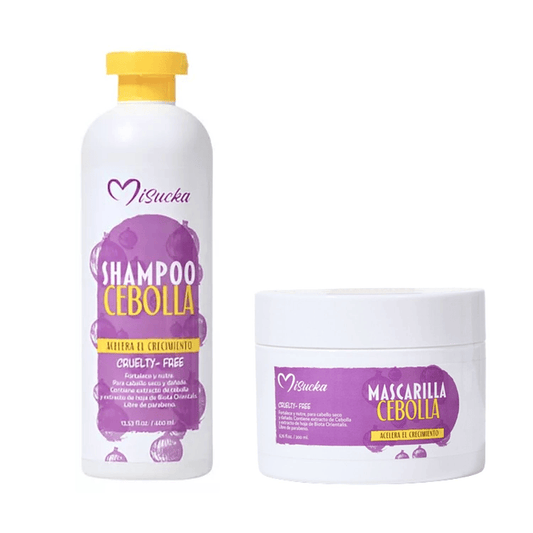 Pack Shampoo y crema capilar Cebolla + 🎁