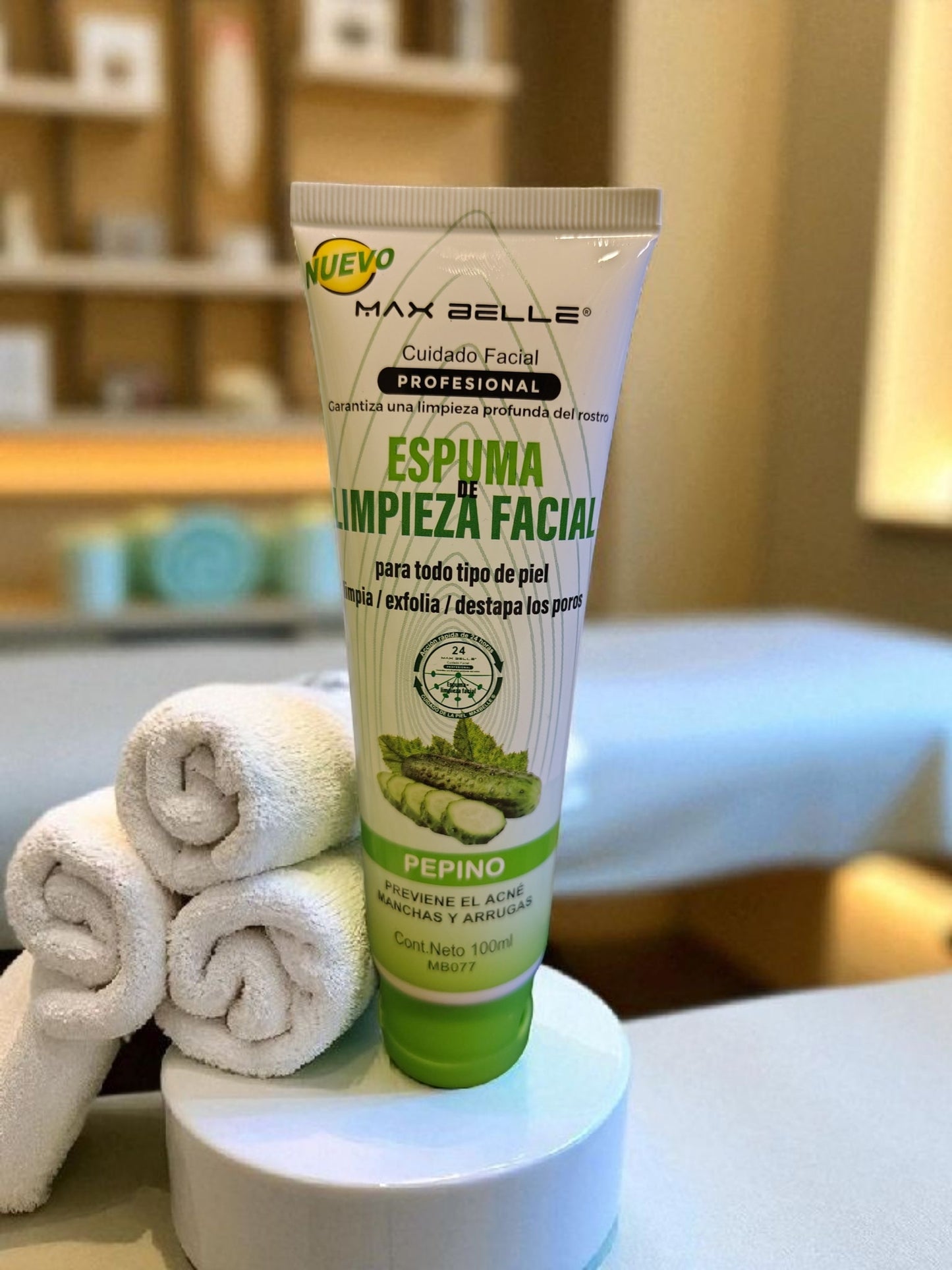 Espuma limpieza Facial Pepino