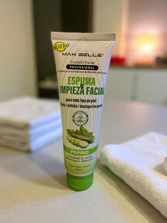 Espuma limpieza Facial Pepino