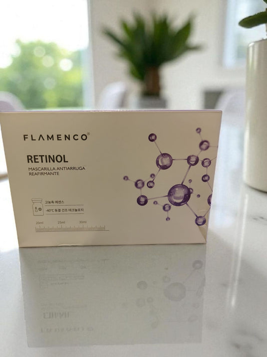 Caja 10 unid mascarillas retinol facial