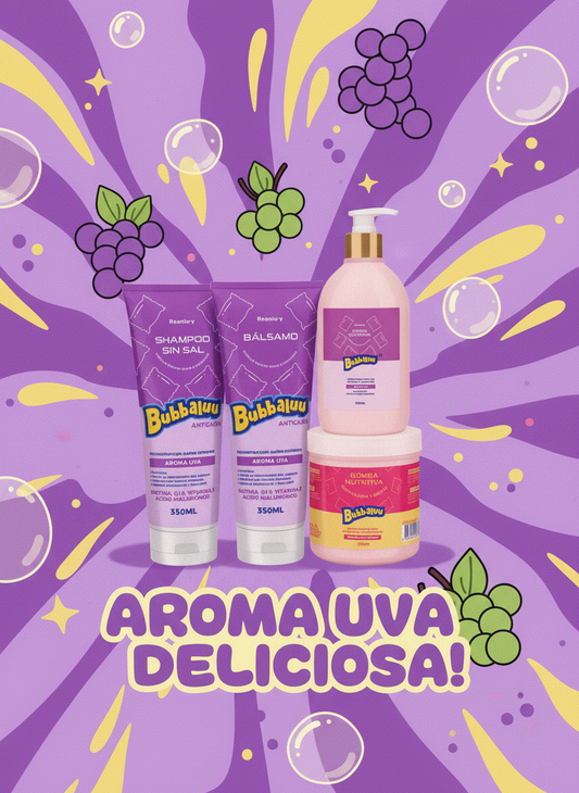 🍇 Pack Uva Deliciosa + Bomba Capilar Tutti Frutti 🍍